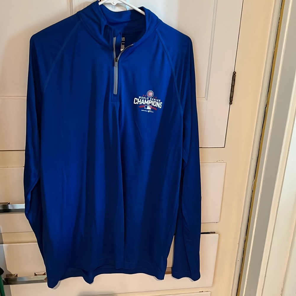 Chicago Cubs 2016 World Series championship 1/4 zip.